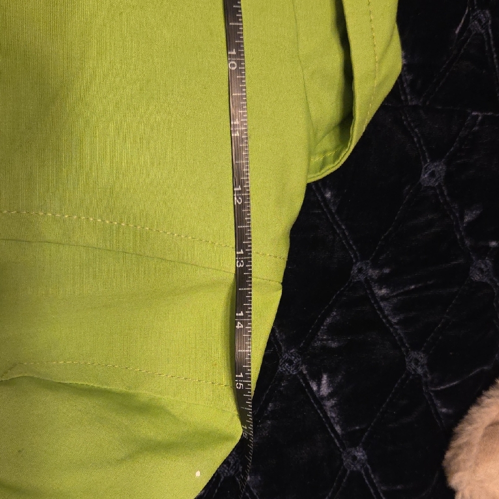 Old Navy Lime Green Single-Breasted Trench Coat - Picture 7 of 8